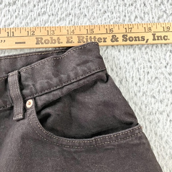 Vintage Levis 550 Jeans Women 16 Brown Relaxed Fit Tapered Leg Made in USA 90s - Picture 4 of 8